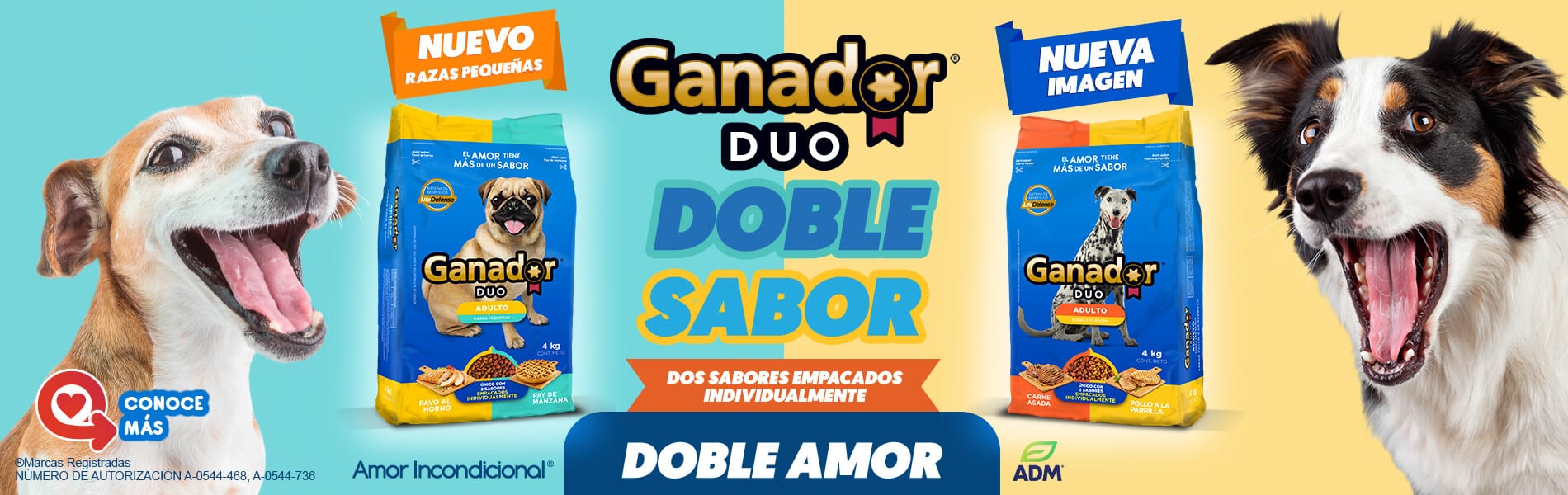 Ganador dog food top